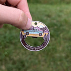Western Bottle Opener & Keychain Coin – Heads Carolina Tails California
