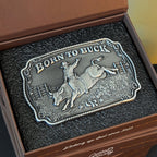 Born To Buck Western Belt Buckle