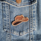 Western rodeo patch for country music fans