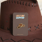 Cowboy Hat Soft Enamel Pin Badge